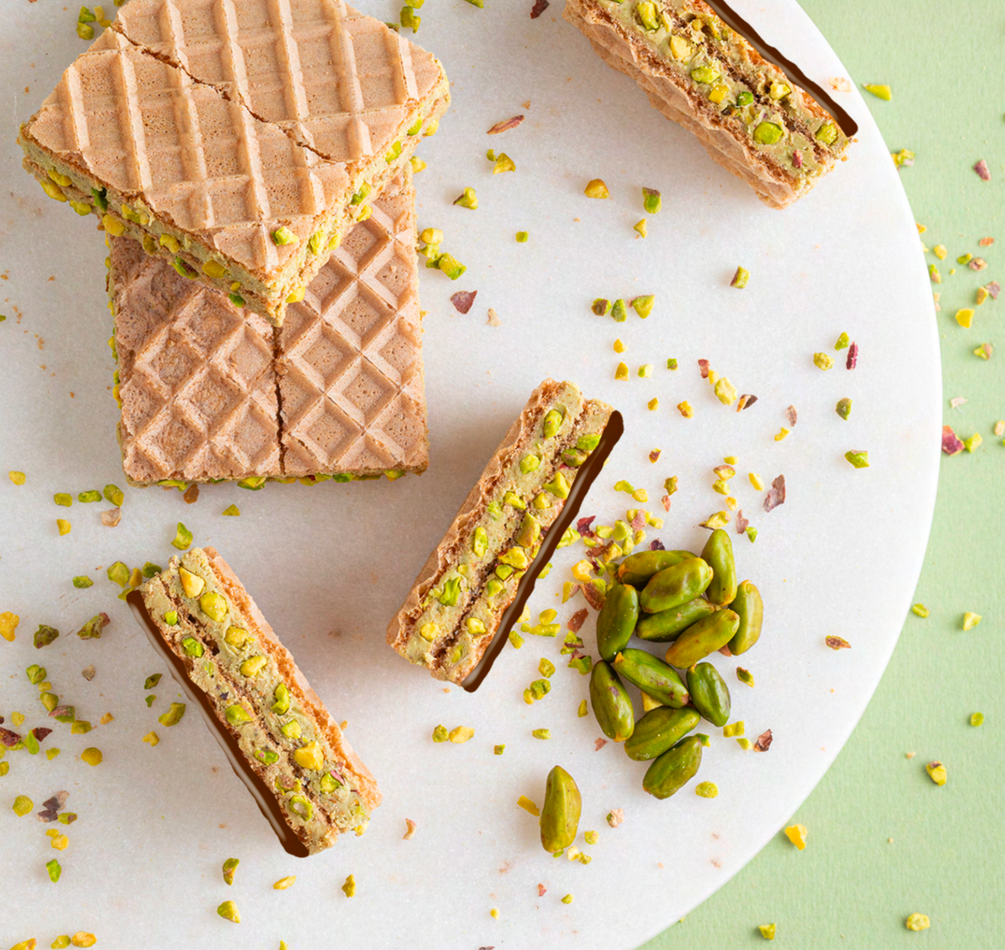 Beyoğlu Dubai Duo Gofret Pistachio Wafer 36 g - 24pcs/Box